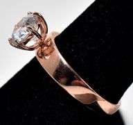 CZ Gemstone Ring in Sterling Silver