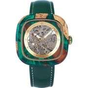 Wooden Skeleton Mechanical Watch