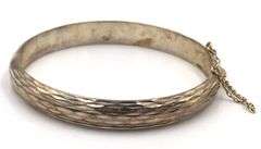Group lot of Vintage 925 sterling silver cuff bangles