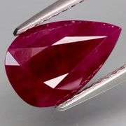 Intense! 2.77ct blood red Burmese Ruby! Heated only!