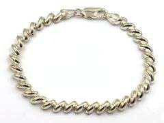 Group lot of 5 vintage 925 sterling silver bracelets