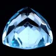 High fire 9.52ct trillion cut Swiss blue Topaz