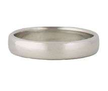 Gents Tiffany & Co. 4.5MM Forever Wedding Band Ring in Platinum