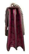 Gucci Purple Snakeskin Dragon Embroidered Medium Dionysus Shoulder Bag