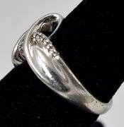 Diamond Ring in Sterling Silver