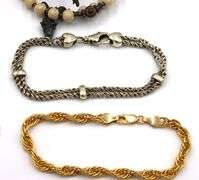 Group lot of 8 vintage 925 sterling silver bracelets