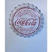 Large Coca-Cola Rustic Bottle Cap