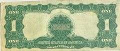 Clean Black Eagle Series 1899 Silver Certificate.