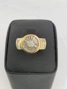 CERTIFIED 18K YELLOW GOLD DIAMOND RING