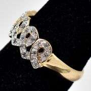 Stunning 14K Yellow Gold Diamond Band Ring