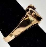 Gorgeous 14K Yellow Gold Tanzanite Gemstone and Diamond Ring