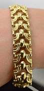 Popular 14K Italian-Made Stampato Bracelet                                                          