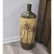 Cypress Tree Ceramic Floor Vase