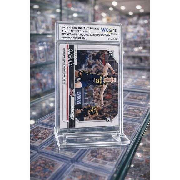 Caitlin Clark WNBA Rookie Assists Record GEM Mint 10