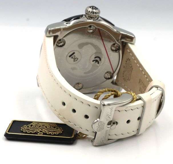 Glam Rock white dial watch