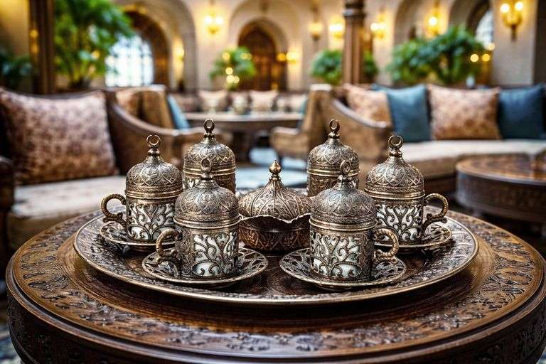 Traditional Turkish Coffee Tea Set