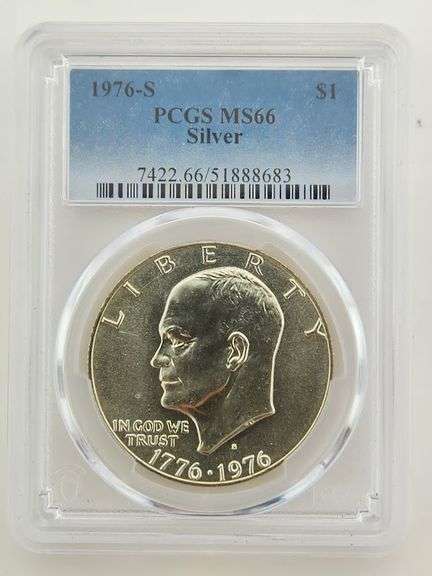 1976-S Silver Ike Dollar, PCGS MS66