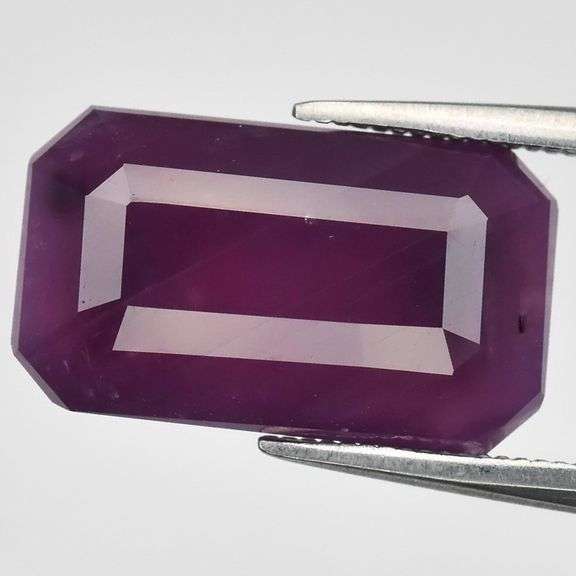 Substantial size and color in this UNTREATED 8.79ct Winza Ruby