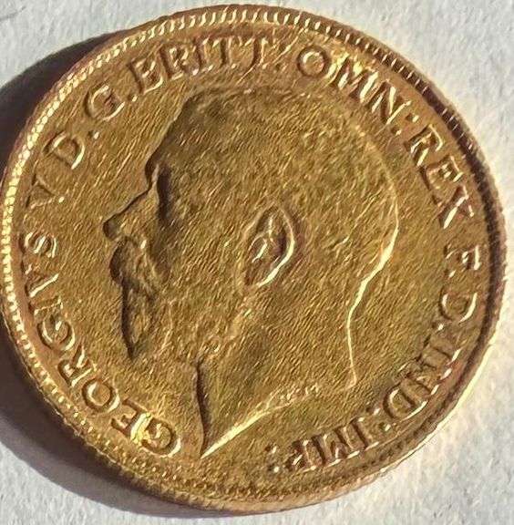 1911 Slider Gold Half Sovereign