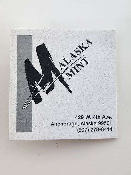 Alaska Mint - 1 Oz Silver, Land Of The Midnight Sun, Raven Medallion