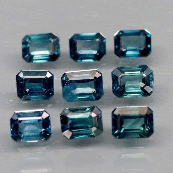 Breath taking! 2.64ct set of blue green Australian Sapphires