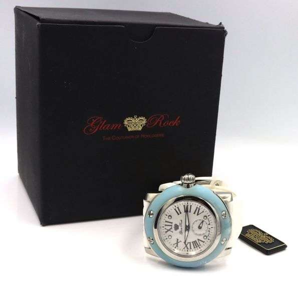 Brand new Glam Rock white dial watch