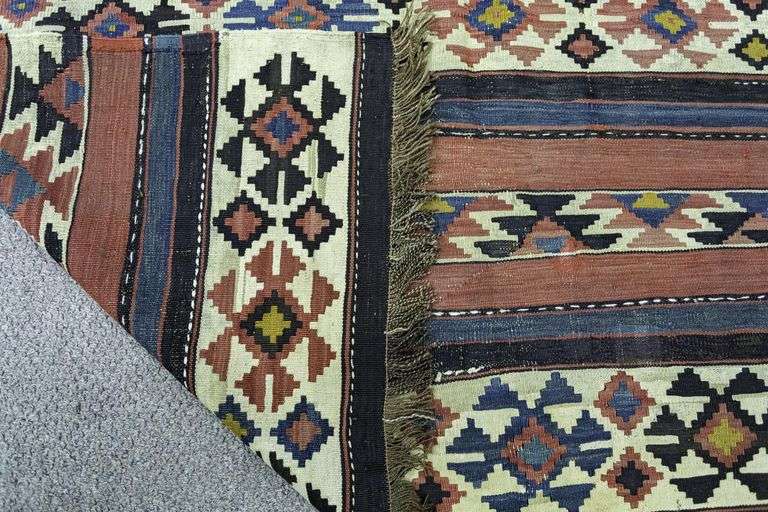Antique Persian Kilim 5.0x8.0