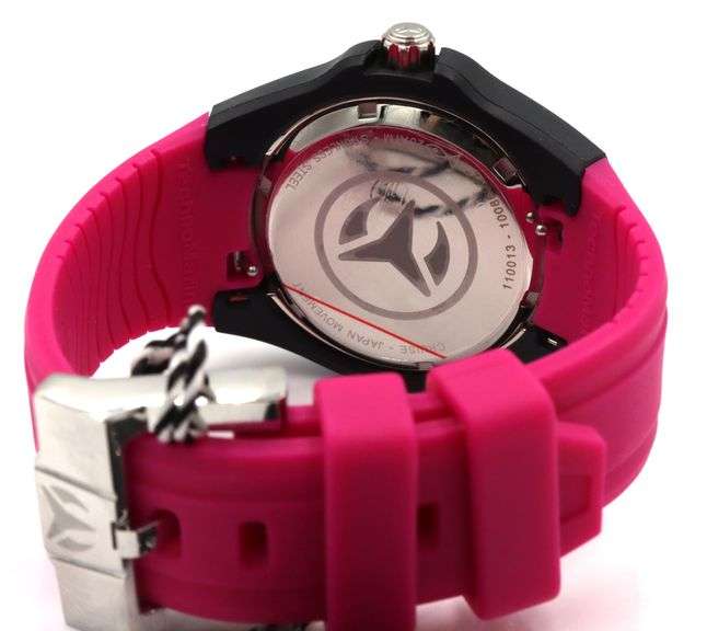 TechnoMarine black dial watch