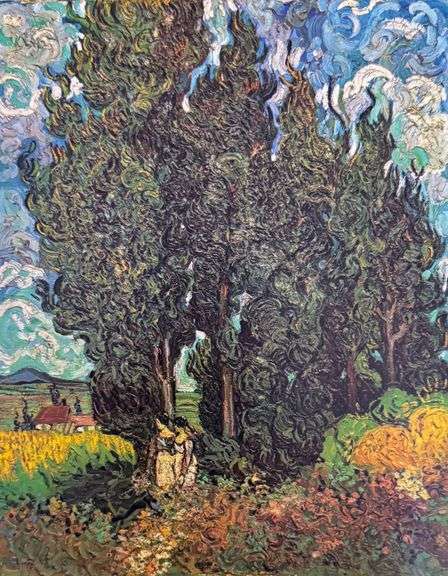 Vincent Van Gogh, Cypresses