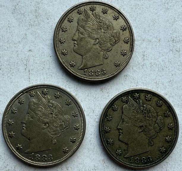3 Rackateer 1883 V Nickels