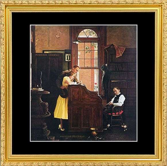 Collectible Vintage Norman Rockwell Circa 1970