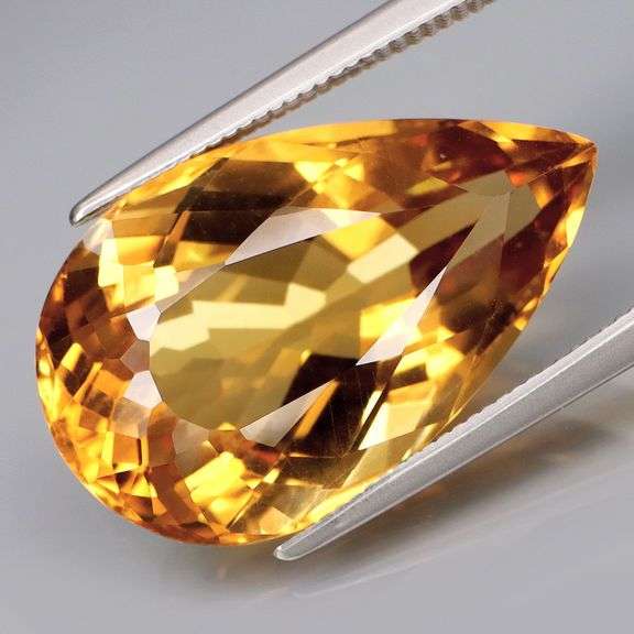 Don't miss the decadent color in this high end 13.52ct Citrine!