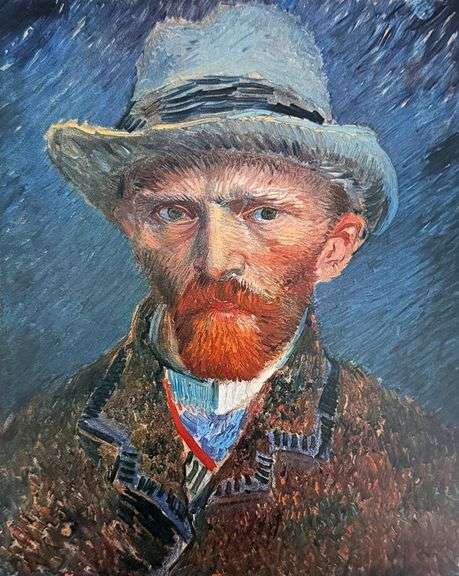 Vincent Van Gogh, Self-portrait with Grey Felt Hat