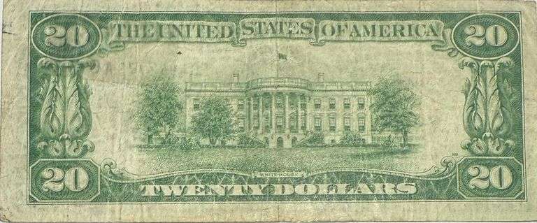 $20 1928 A Atlanta Numerical Series FRN