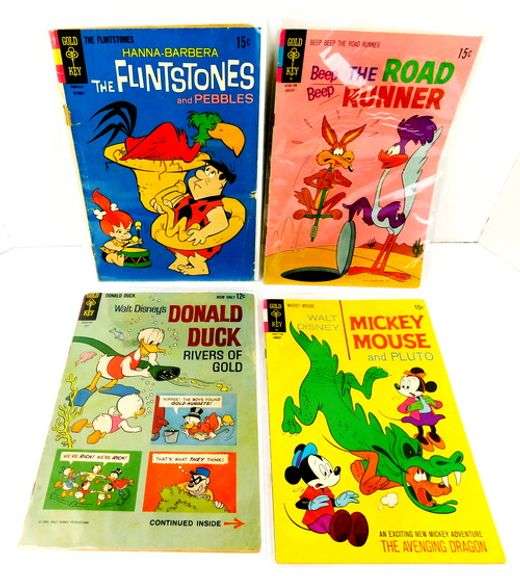 4 Gold Key Vintage Comic Books, 1960-1970