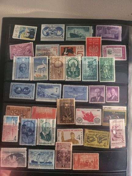 Very Rare Collection of Mixed Vintage Stamps 7 pages