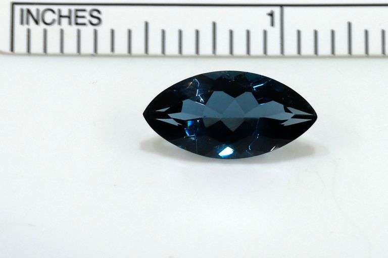 Impressive London Blue Topaz Marquise