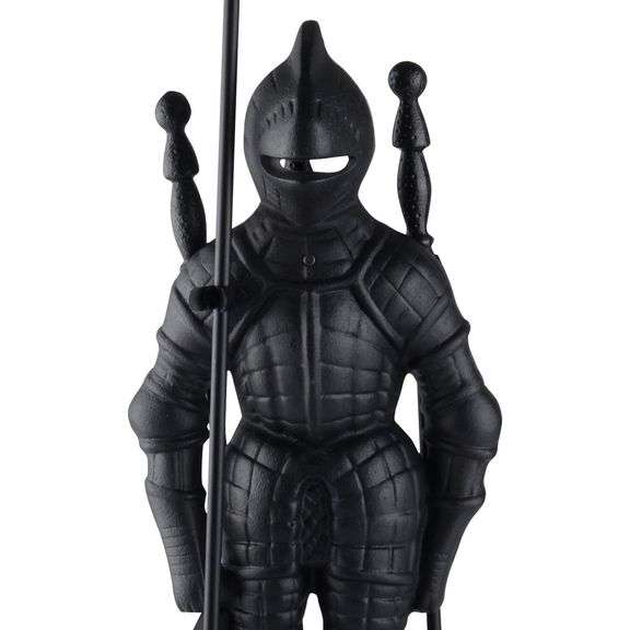 Dark Knight Medieval-Style Fireplace Tool Set