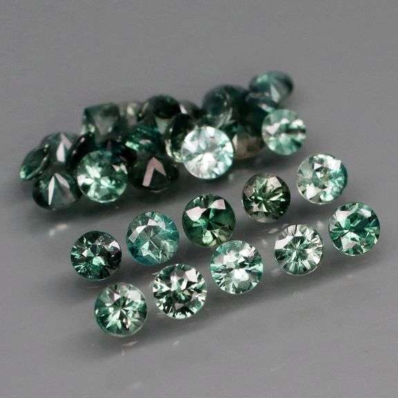 Richly colored! 3.35ct classic Australian blue green Sapphire set!
