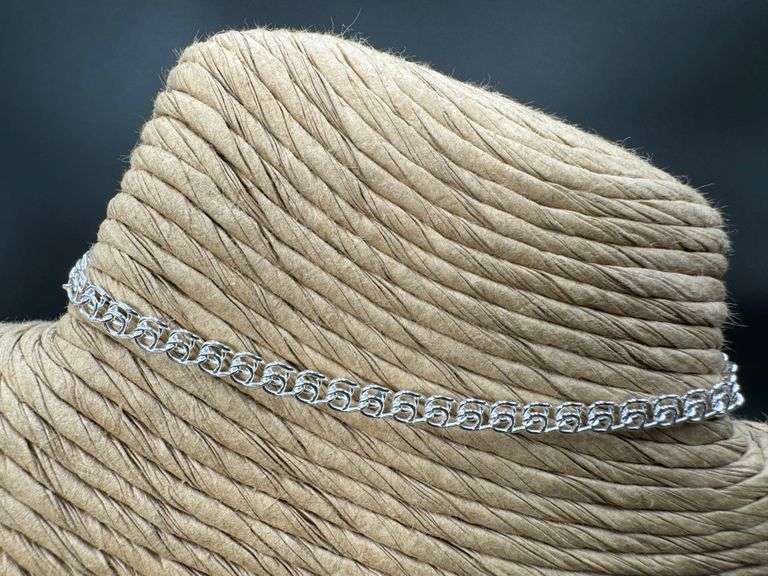 Sterling Silver Italian Love Heart Chain 3.5mm Solid 925 Italy Infinity Promise Bracelet Anklet 9"