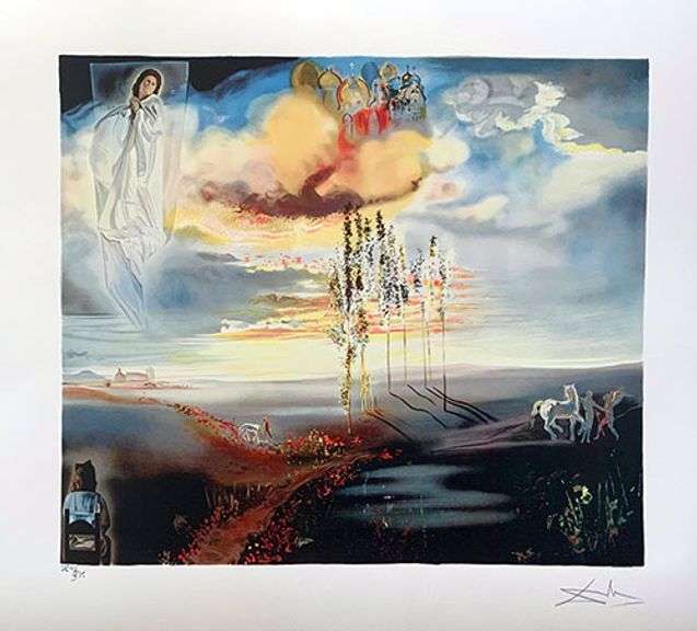 Pencil Numbered Salvador Dali, Gala's Dream