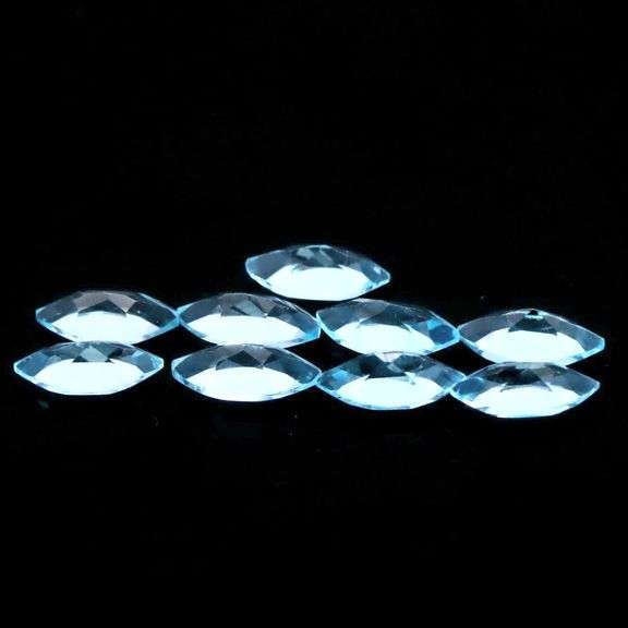 Gorgeous 11.25ct marquise cut Swiss blue Topaz set