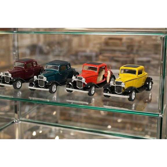 Lot of 4 1932 Ford Coupe Die-Cast Model Cars