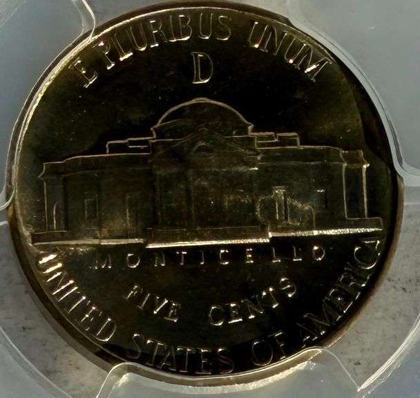 1943 D PCGS MS 67. War Nickel.