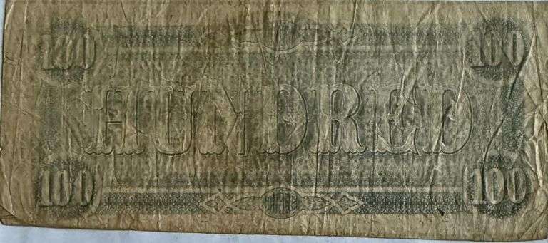 $100 Feb 17 1864 Series CSA Note