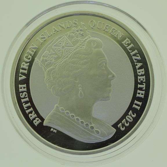 2022 BVI Lincoln Memorial 100th Anniversary 1 oz .999 Silver Coin