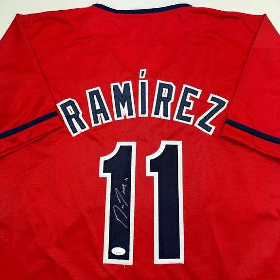 Jose Ramirez Autographed Cleveland Baseball Jersey
