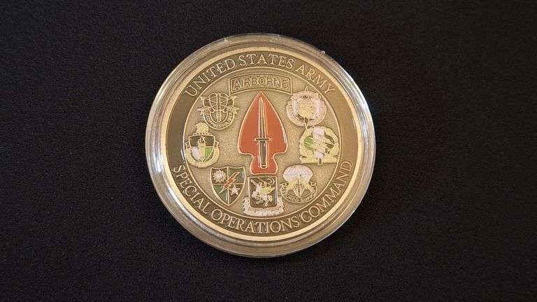 U.S. Army Special Operations Command Coin