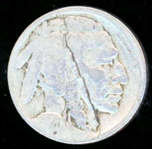1920 Buffalo Nickel with Major Lamination Error