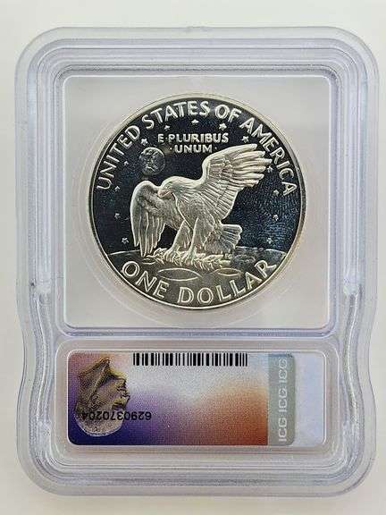 1971-S Proof 40% Ike Dollar, ICG PR69+ DCAM